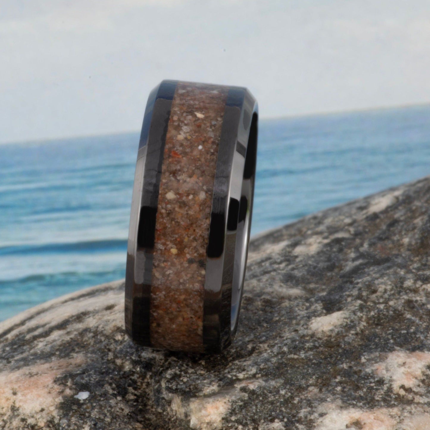 Customize Your Own Ring Sand from Your Honeymoon Trip or Memorable Vacation